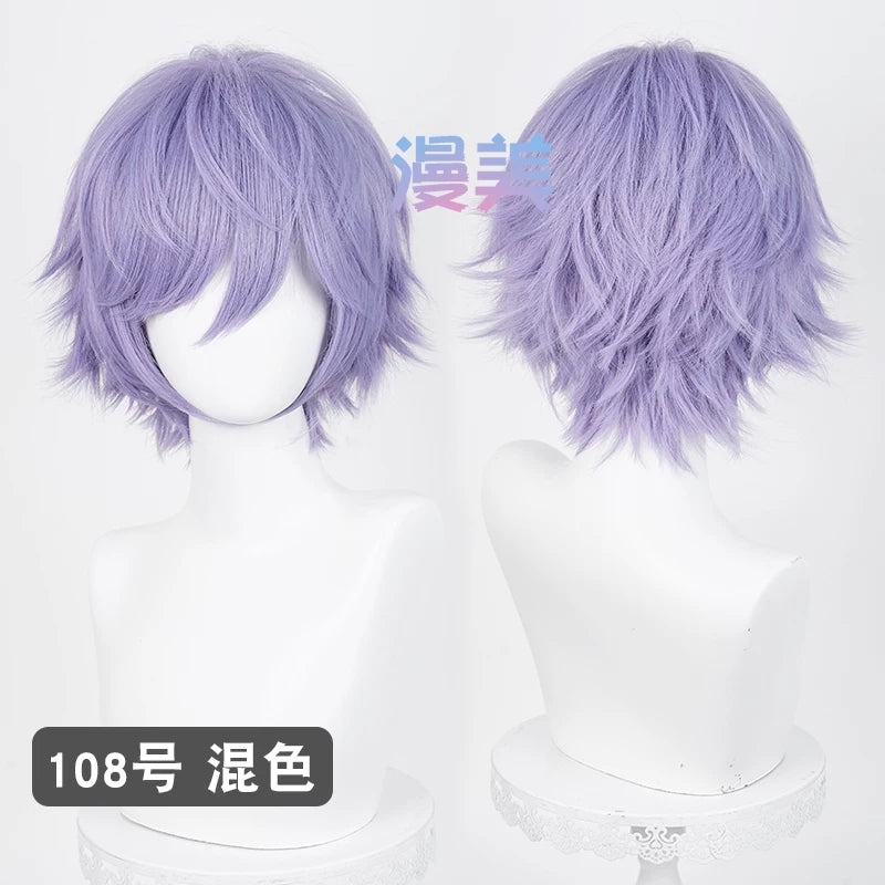 Manmei Upgraded 32cm Outward-Flipped Universal Cosplay Wig Colors 73 – 168