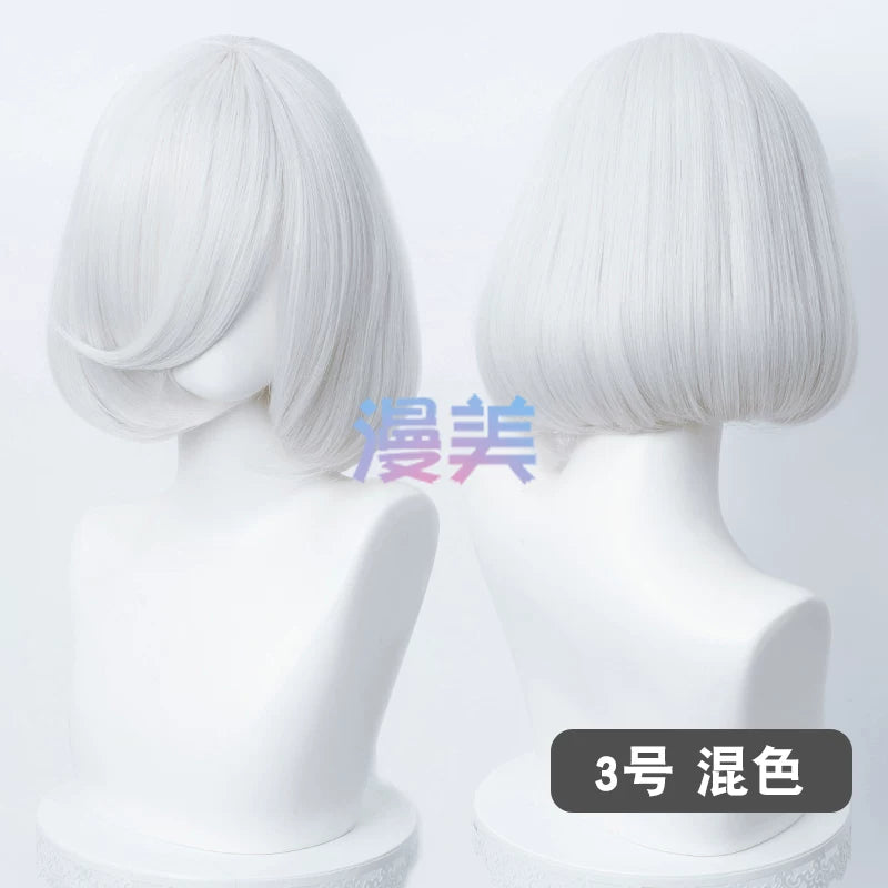 Manmei Bobo Bob Cut Inward Curled Short Universal Cosplay Wig