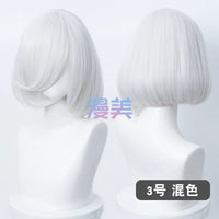 Manmei Bobo Bob Cut Inward Curled Short Universal Cosplay Wig