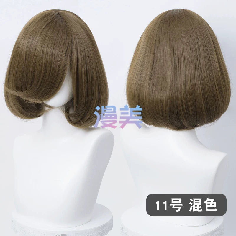 Manmei Bobo Bob Cut Inward Curled Short Universal Cosplay Wig