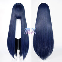 Manmei 100cm Middle Part Long Straight Universal Cosplay Wig with Large Scalp Top