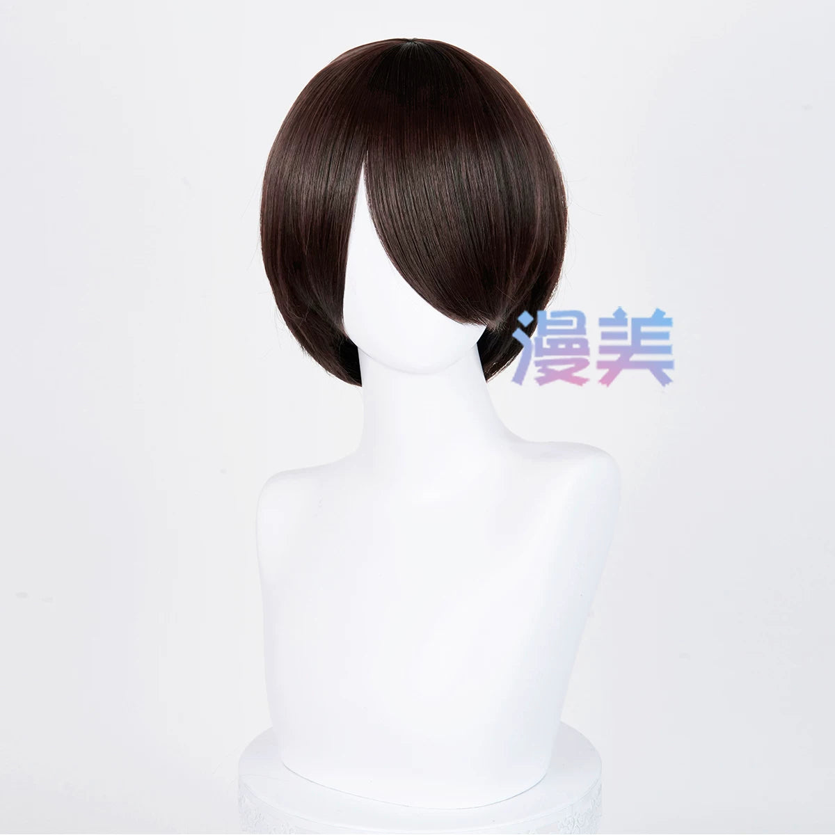 Manmei 30cm Face Framing Short Universal Cosplay Wig with Scalp Top
