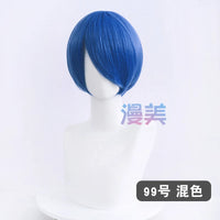 Manmei 30cm Face Framing Short Universal Cosplay Wig with Scalp Top