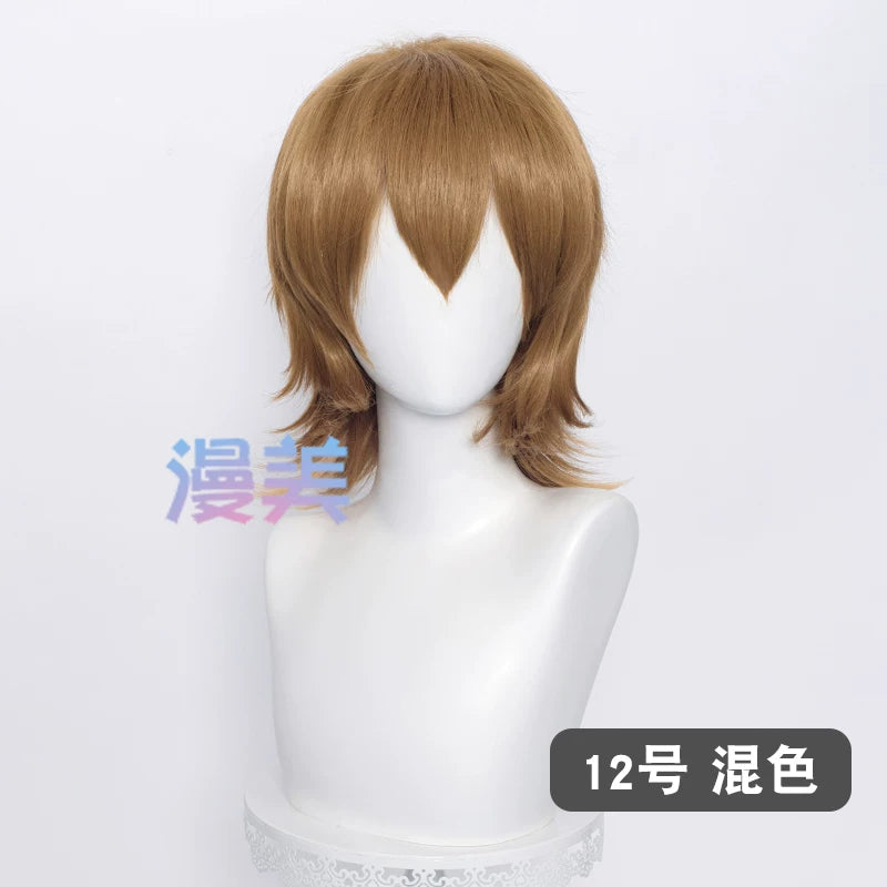 Manmei 37cm Outward Flipped Wolf Cut Universal Cosplay Wig