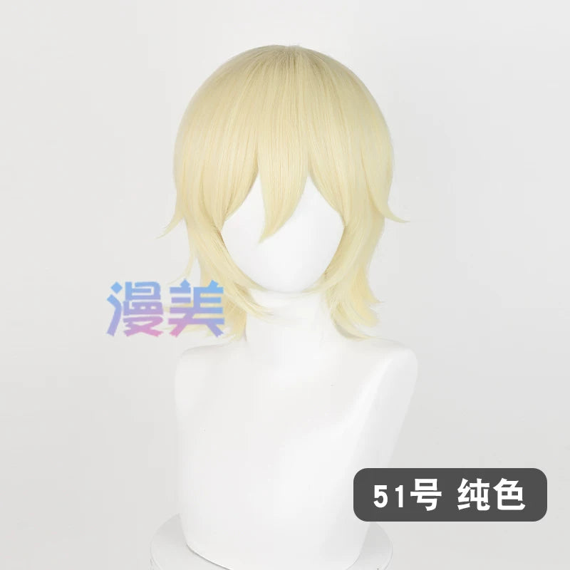 Manmei 37cm Outward Flipped Wolf Cut Universal Cosplay Wig