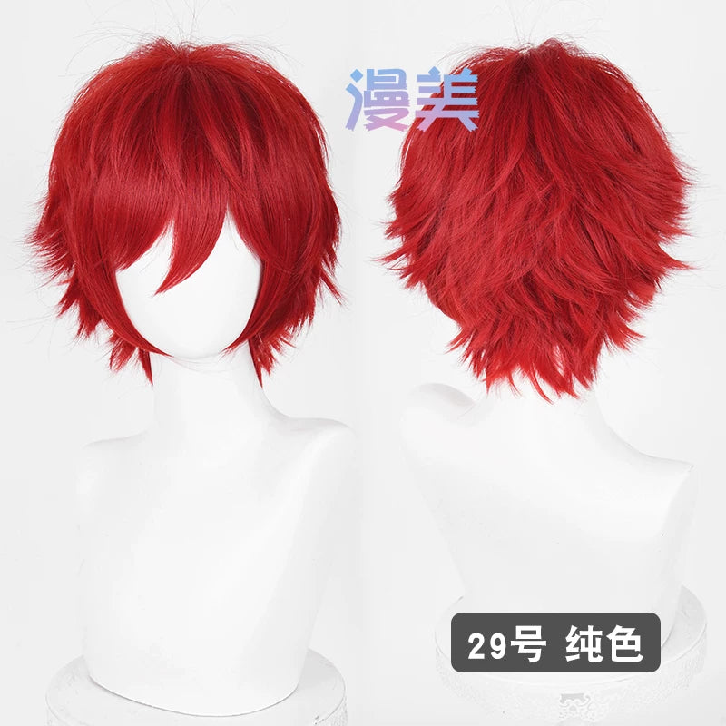 Manmei Upgraded 32cm Outward Flipped Universal Cosplay Wig Colors 1 – 72