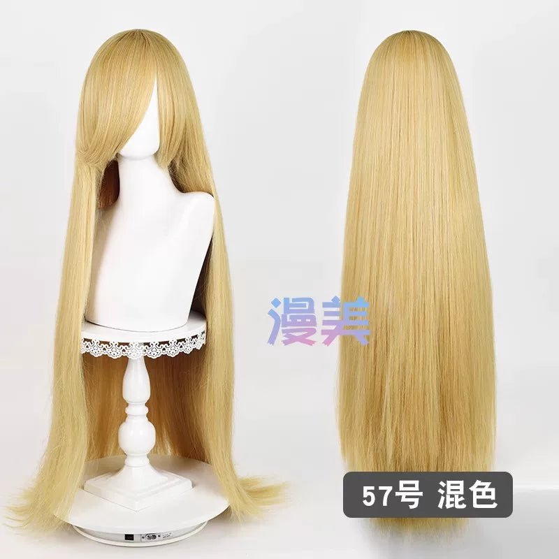 Manmei 100cm Long Straight Cosplay Wig for Anime, Costume & Character Styling