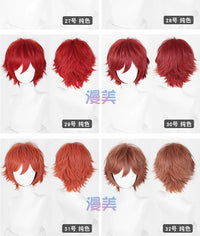 Manmei Upgraded 32cm Outward Flipped Universal Cosplay Wig Colors 1 – 72