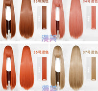 Manmei 600g Upgraded Thickened 100cm Long Straight Universal Cosplay Wig – 168 Colors