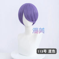 Manmei 30cm Face Framing Short Universal Cosplay Wig with Scalp Top