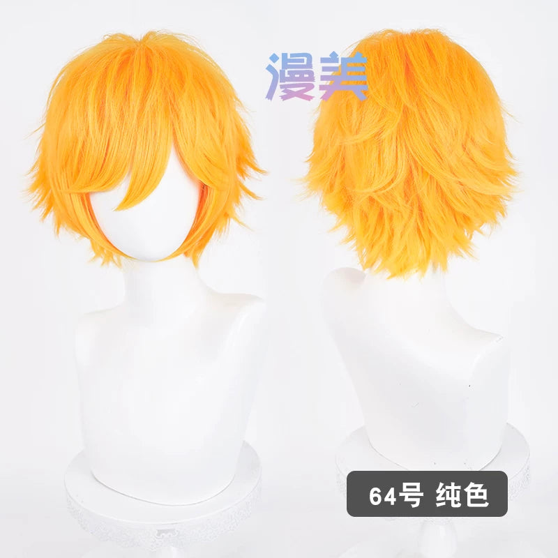 Manmei Upgraded 32cm Outward Flipped Universal Cosplay Wig Colors 1 – 72