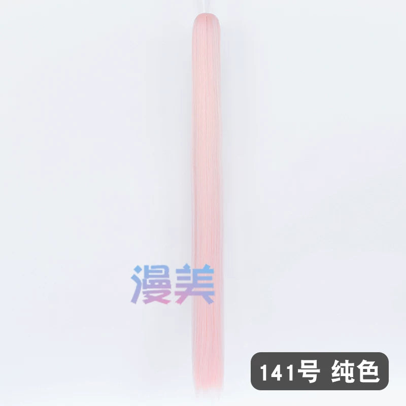 Manmei 90cm Universal Claw Clip Ponytail Cosplay Wig Extension 30+ Colors