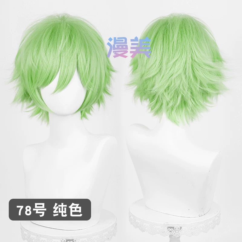 Manmei Upgraded 32cm Outward-Flipped Universal Cosplay Wig Colors 73 – 168