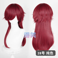 Manmei Medium Long Outward Flipped Wolf Tail Universal Cosplay Wig