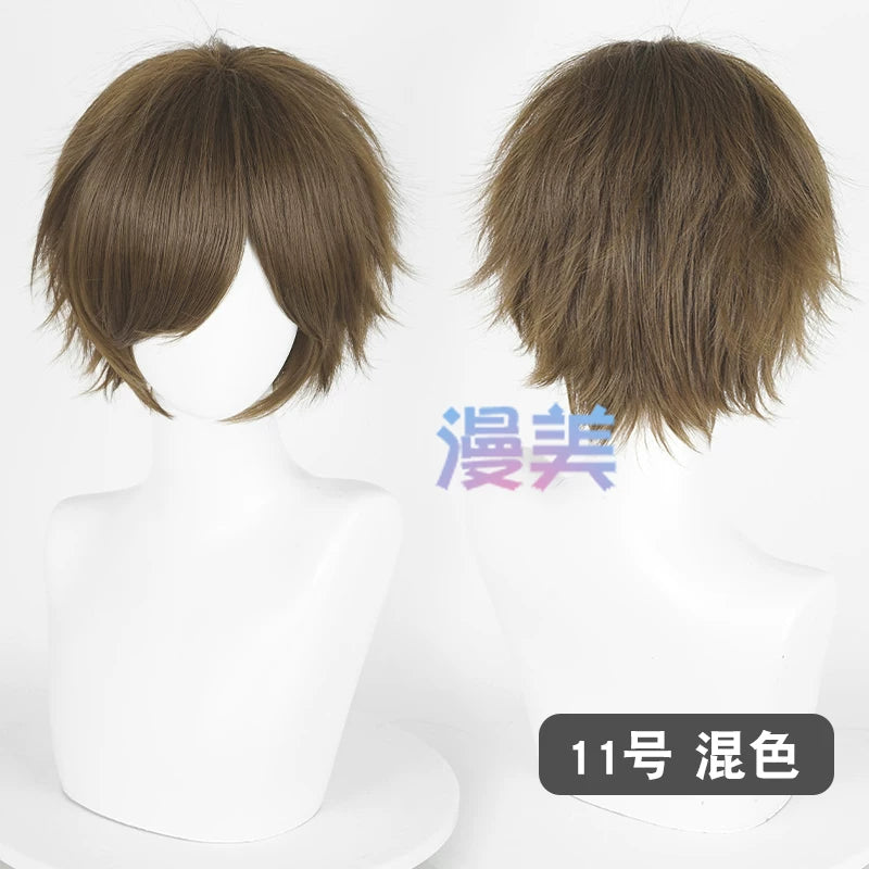 Manmei 30cm Teased Outward Flipped Short Universal Cosplay Wig