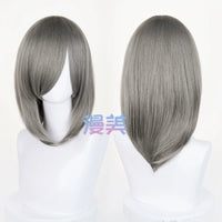 Manmei 40cm Medium Length Universal Cosplay Wig with Inward Curved Ends