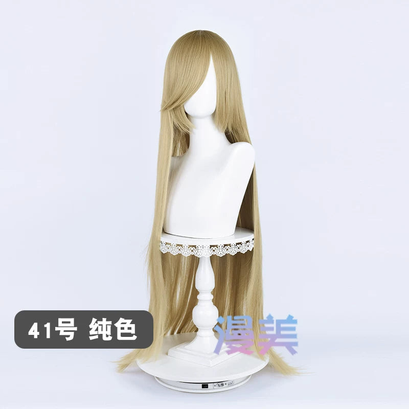 Manmei 100cm Long Straight Cosplay Wig for Anime, Costume & Character Styling