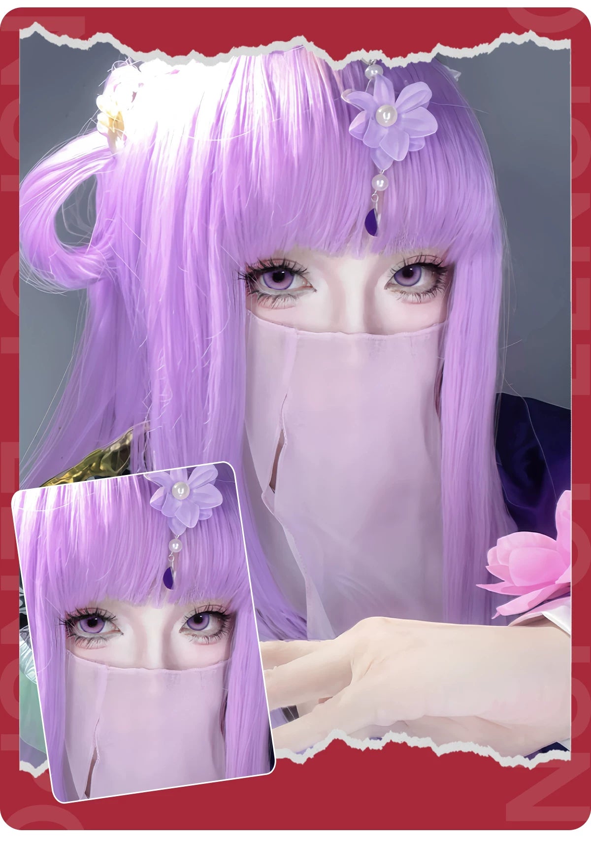 LENSPOP Yuan Ji 6-Month Cosplay Contact Lenses – Heart-Core Pearl Sandwich Series