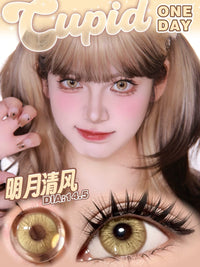 CUPID x RISAKO Gold & Yellow Daily Disposable Cosplay Contact Lenses