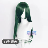 Manmei 60cm Long Straight Universal Cosplay Wig with Long Bangs