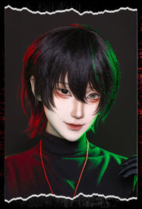 LENSPOP Head Seven Tales 1-Day Cosplay Contact Lenses | Black Green