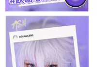 DGUGULENS Heartbeat Motion 1-Day Small Diameter Cosplay Contact Lenses – Orange & Blue