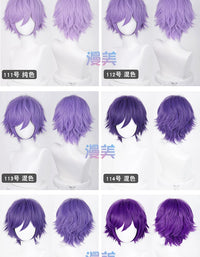 Manmei Upgraded 32cm Outward-Flipped Universal Cosplay Wig Colors 73 – 168
