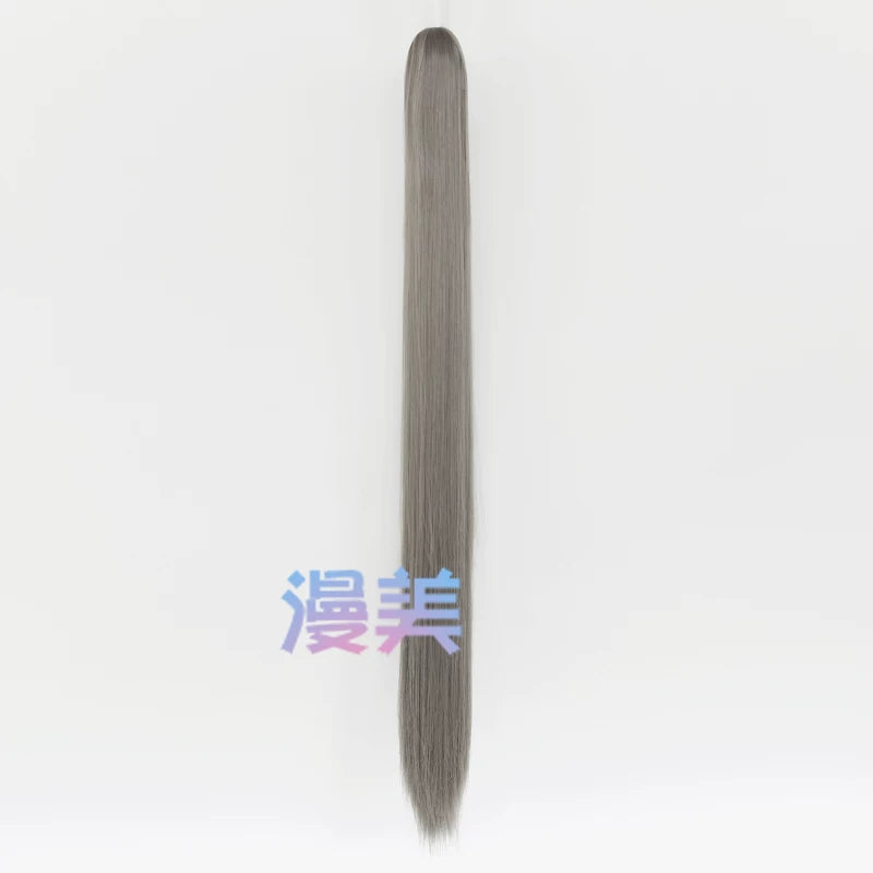 Manmei 90cm Universal Claw Clip Ponytail Cosplay Wig Extension 30+ Colors
