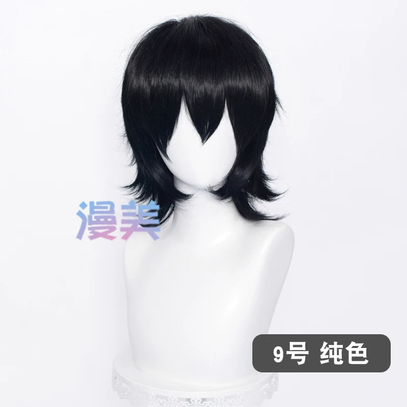 Manmei 37cm Outward Flipped Wolf Cut Universal Cosplay Wig