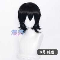 Manmei 37cm Outward Flipped Wolf Cut Universal Cosplay Wig