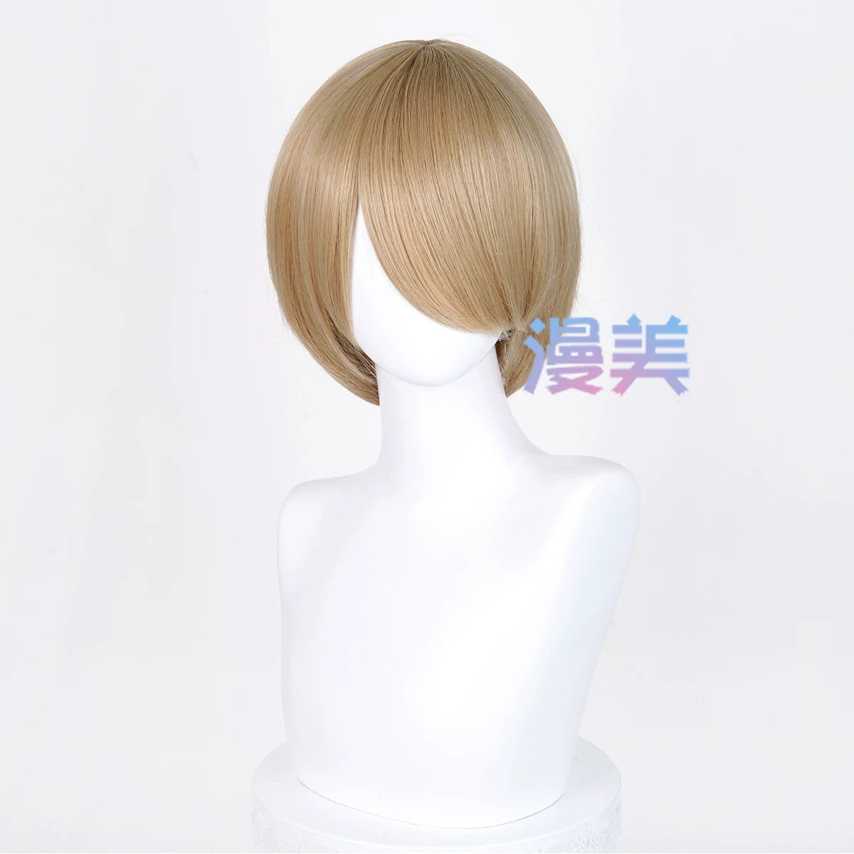 Manmei 30cm Face Framing Short Universal Cosplay Wig with Scalp Top
