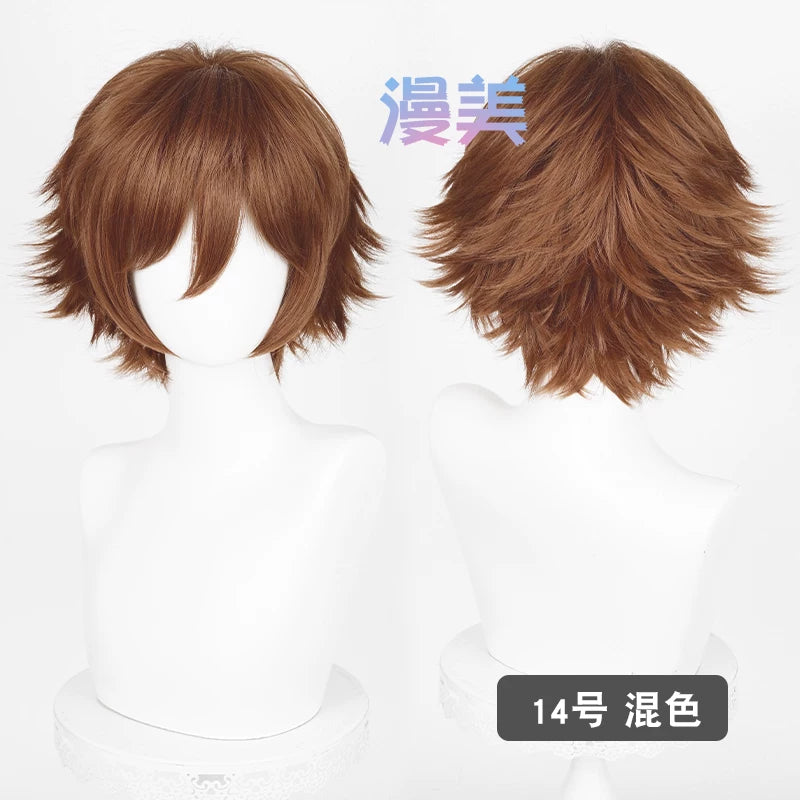 Manmei Upgraded 32cm Outward Flipped Universal Cosplay Wig Colors 1 – 72