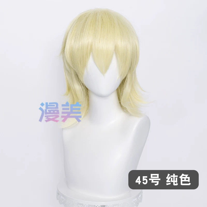Manmei 37cm Outward Flipped Wolf Cut Universal Cosplay Wig