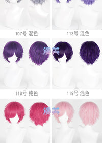 Manmei 30cm Teased Outward Flipped Short Universal Cosplay Wig