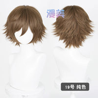 Manmei Upgraded 32cm Outward Flipped Universal Cosplay Wig Colors 1 – 72