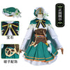 Genshin Impact Cosplay Anime Costume Set Venti Cosplay Costume Halloween Party Anime Game