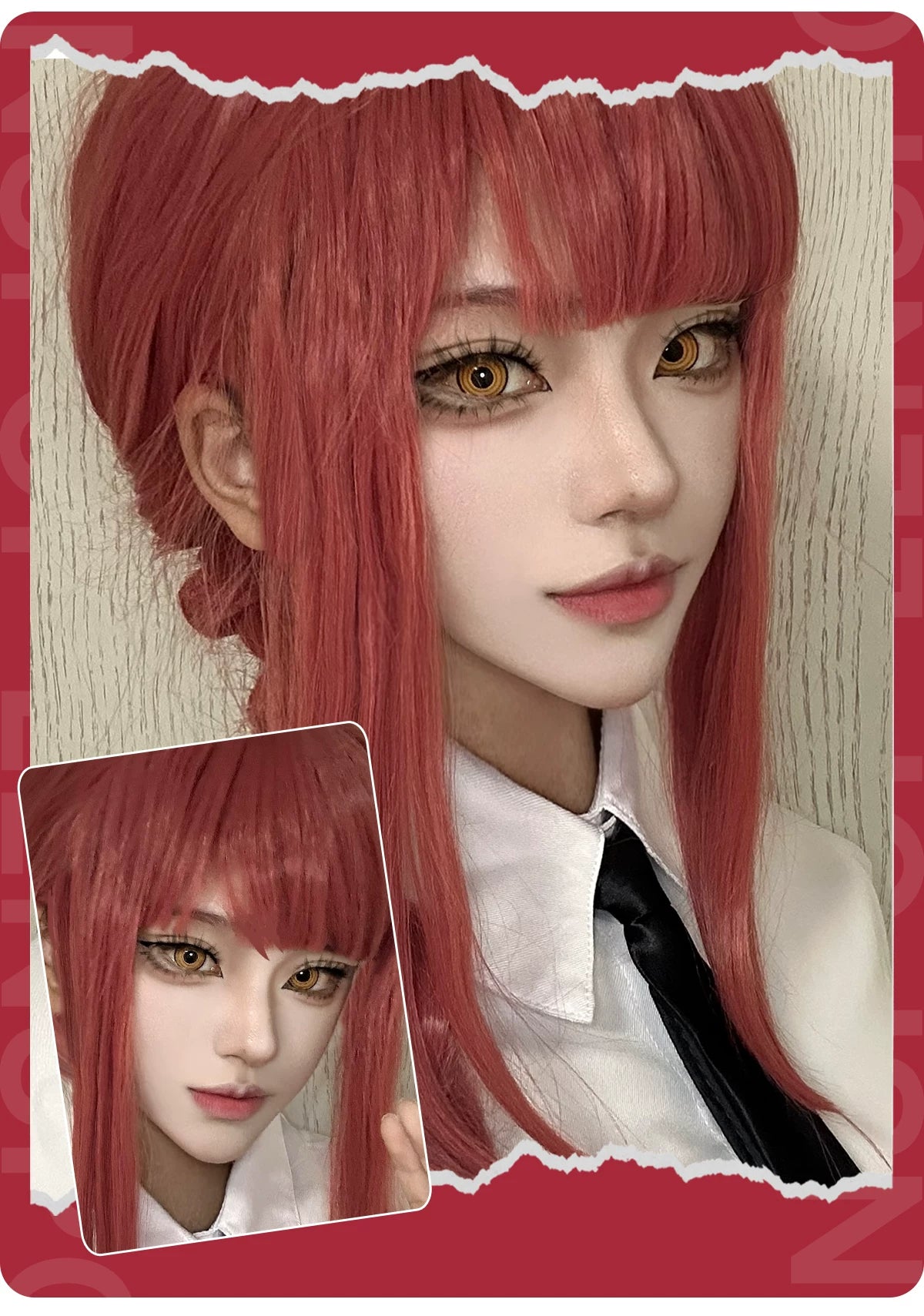 LENSPOP Power 6-Month Golden Ring Chainsaw Man Cosplay Contact Lenses