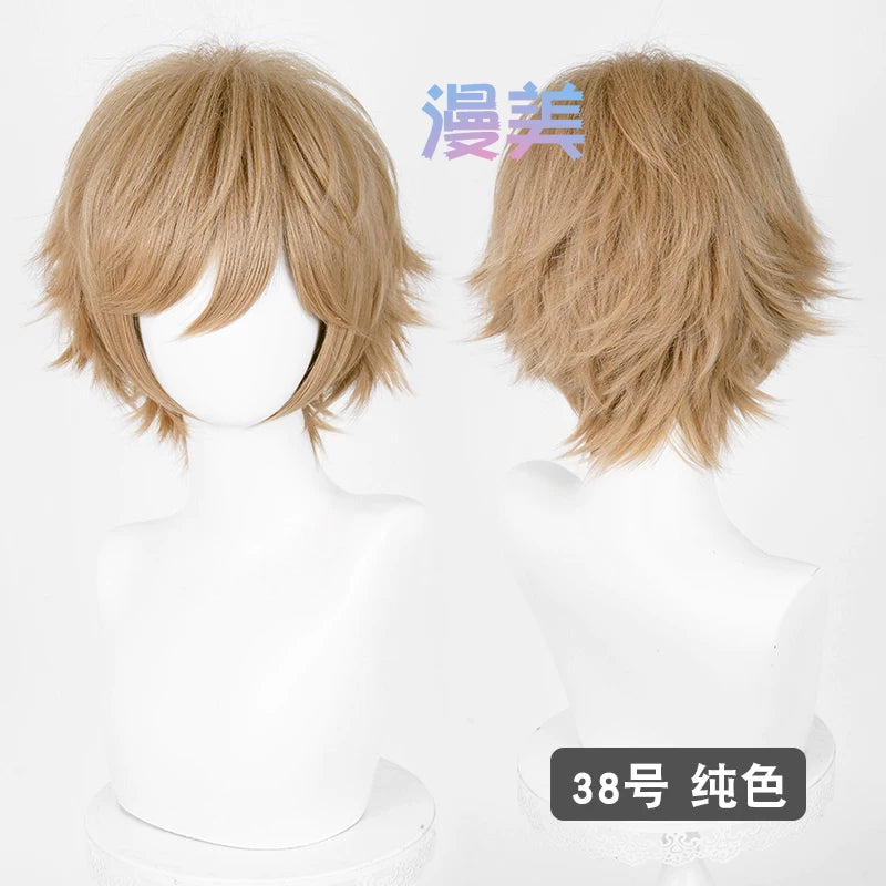 Manmei Upgraded 32cm Outward Flipped Universal Cosplay Wig Colors 1 – 72