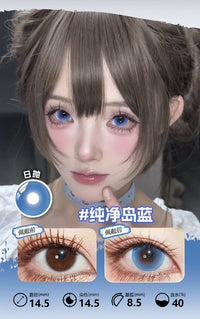 LENSPOP Blue Collection 1-Day Anime Cosplay Contact Lenses