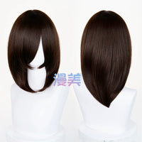 Manmei 40cm Medium Length Universal Cosplay Wig with Inward Curved Ends