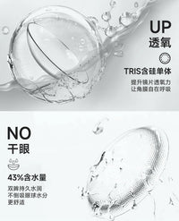 次元幻眸开拓者cos美瞳棕色高光大直径14.5月抛漫展二次元带度数