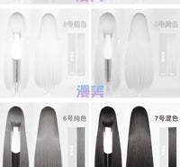 Manmei 600g Upgraded Thickened 100cm Long Straight Universal Cosplay Wig – 168 Colors