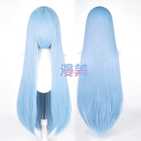 Manmei 100cm Middle Part Long Straight Universal Cosplay Wig with Large Scalp Top