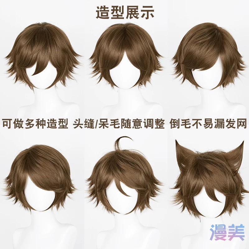 Manmei Upgraded 32cm Outward Flipped Universal Cosplay Wig Colors 1 – 72