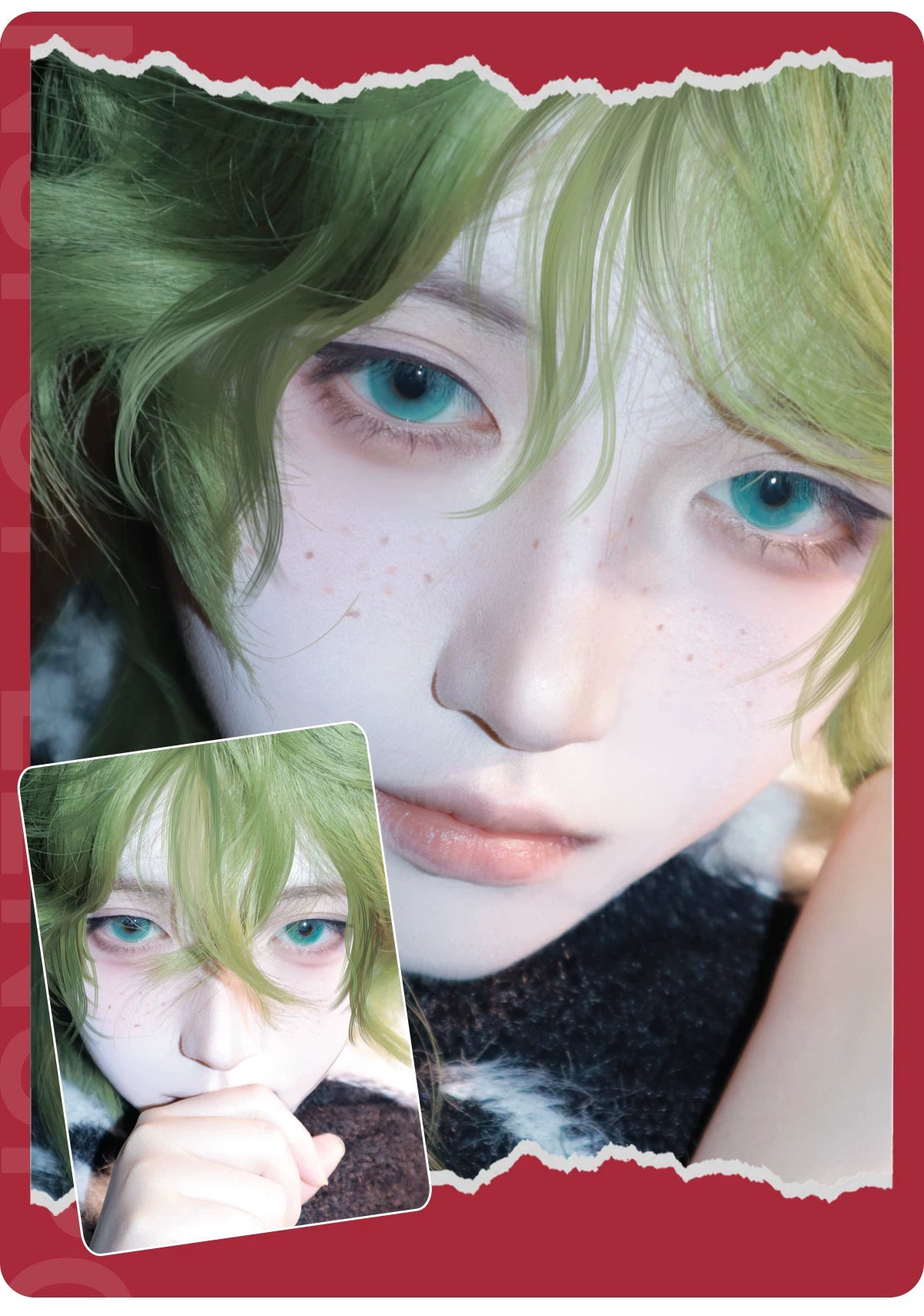 LENSPOP Flower Jade Pearl 6-Month Cosplay Contact Lenses – Sandwich Process Series