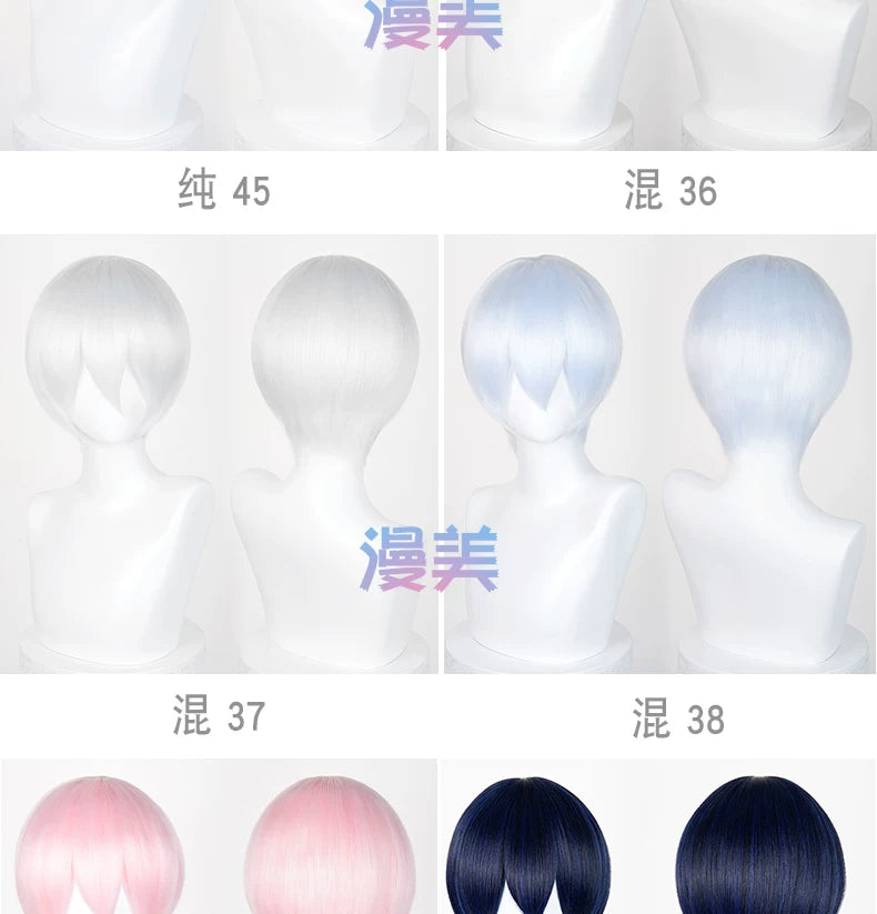 Manmei 30cm Volumized Crimped Universal Cosplay Wig