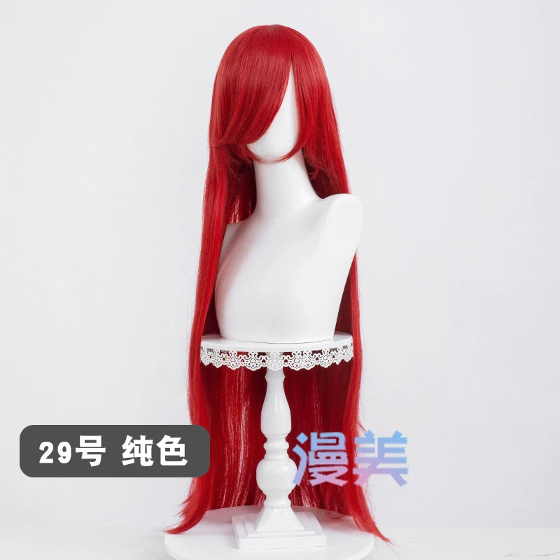 Manmei 100cm Long Straight Cosplay Wig for Anime, Costume & Character Styling