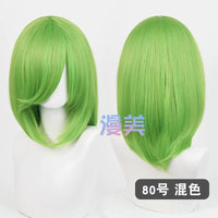 Manmei 40cm Medium Length Universal Cosplay Wig with Inward Curved Ends