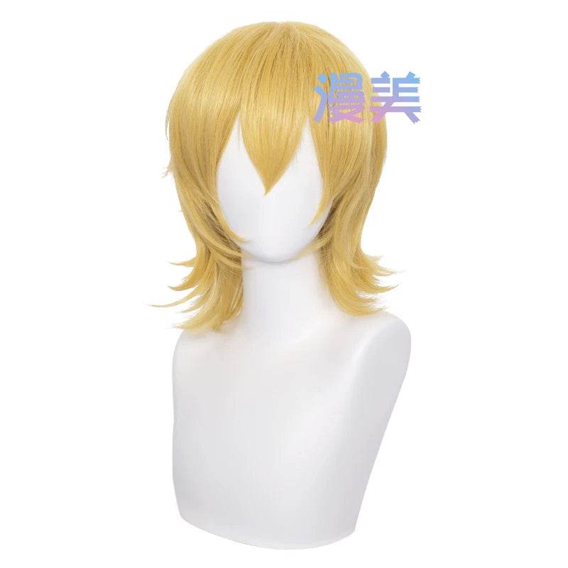 Manmei 37cm Outward Flipped Wolf Cut Universal Cosplay Wig