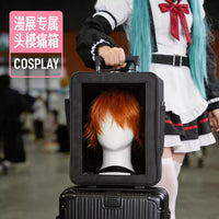 Portable Cosplay Wig & Mannequin Head Display Case